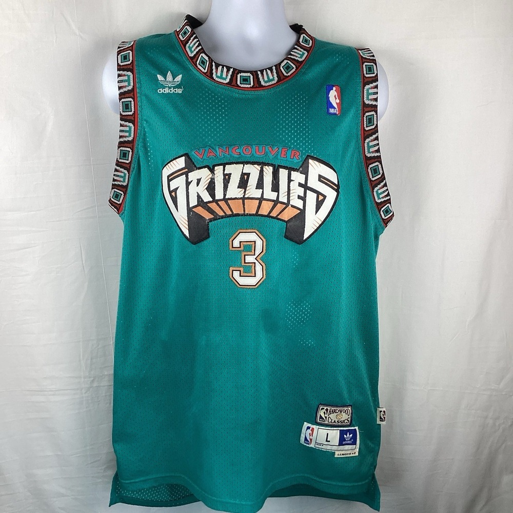 Adidas NBA Vancouver Grizzlies Shareef Abdur-Rahim #3 Jersey Teal Men's Large